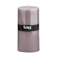 3x6 Pillar Candle Gray