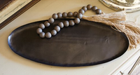 Recycled Iron Oval Tray