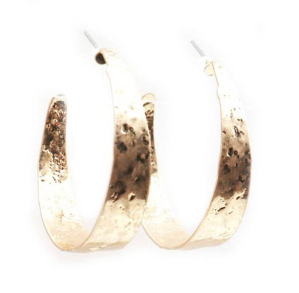Gold Laura Hoop Earrings