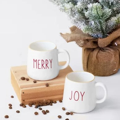 Merry and Joy Mug, 2 styles