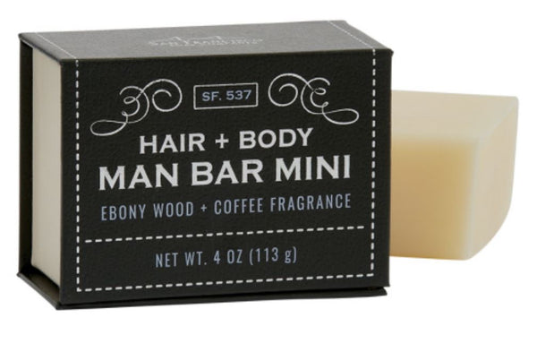 4 oz Ebony Wood and Coffee Man Bar