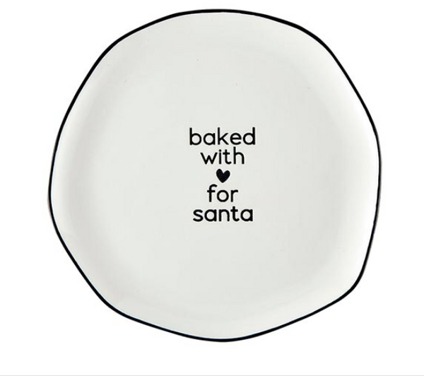 For Santa Ceramic Plate