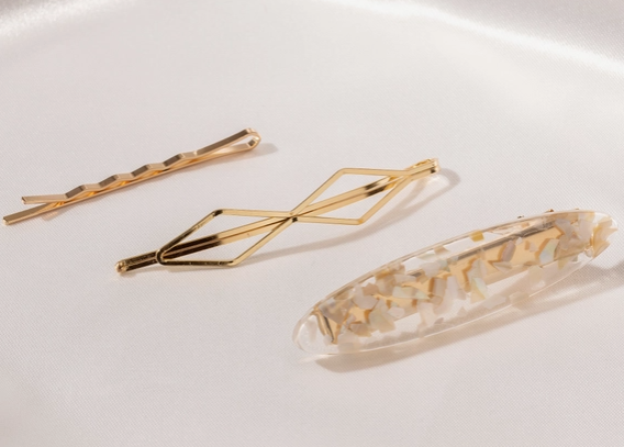 Gold Hair Pin Set