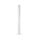 10" Straight White Candle