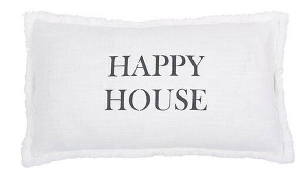 Happy House Lumbar Pillow