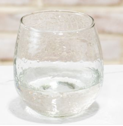 4" Stemless Wine Glass