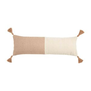 Color Block Lumbar Pillow
