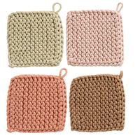 Crocheted Pot Holder (4 Colors)