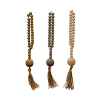 Wood Beads with Jute Rope (3 Colors)