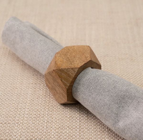 Wooden Diamond Napkin Ring