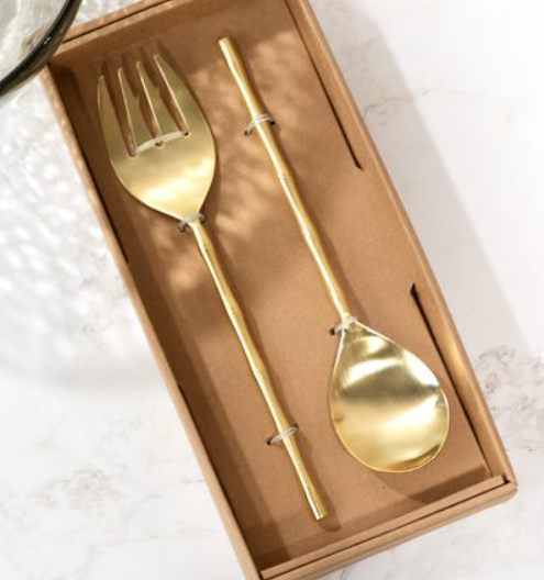Gold Salad Set