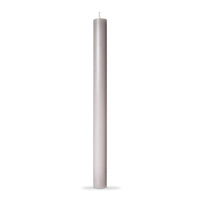 10" Straight Candle Grey