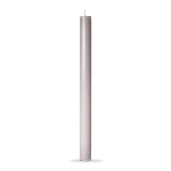 10" Straight Candle Grey