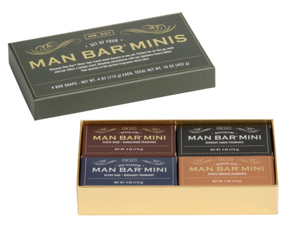 Mini Man Bar 4 pc Gift Set
