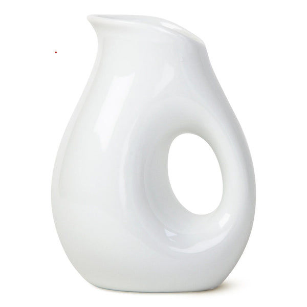 Whiteware Oval Pitcher