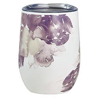 12oz Floral Wine Tumbler