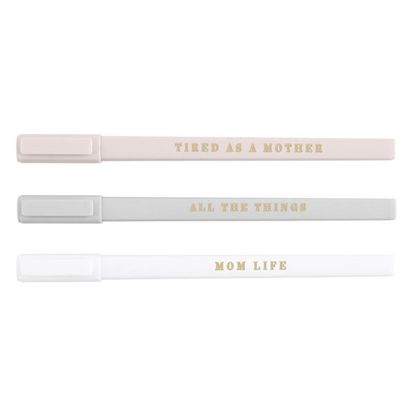 Soft Touch Pen Set - Mom