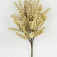 14" Cream Millet Berry Bush