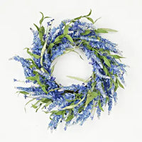 24" Blue Bonnet Wreath