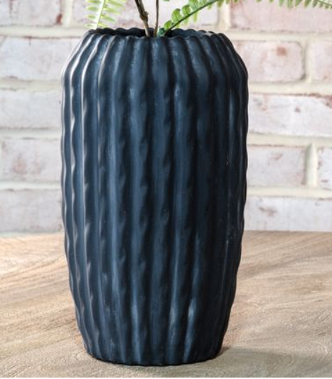 10" Black Line Vase