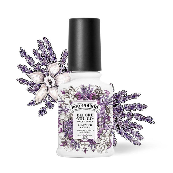 Lavender Vanilla Toilet Spray 2oz Boxed