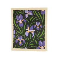 Purple Lily Swedish Dishcloth