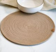 13" Sand Round Placemat