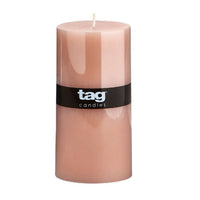 3x6 Pillar Candle Blush