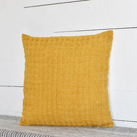 18" Mustard Pillow