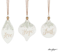 Green Sprig Ornament (3 Styles)