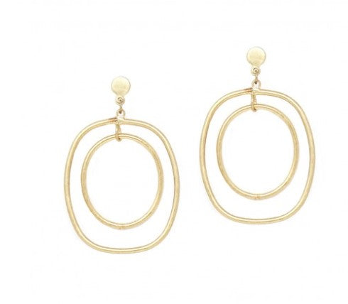 Gold Stella Earrings