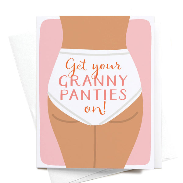 Granny Panties Greeting Card
