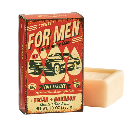 Cedar and Bourbon Soap for Men