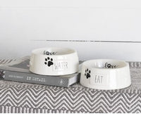 Ceramic Pet Bowl, 2 styles