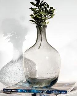 11" Grey Vase