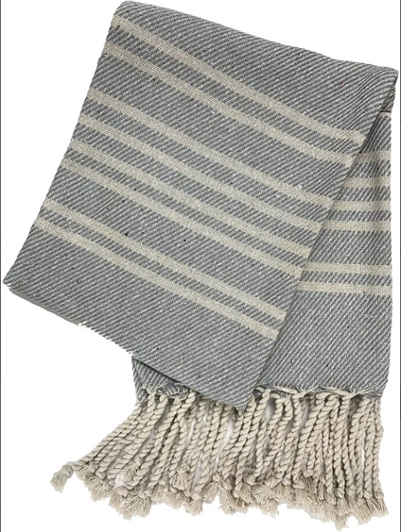 Recycled Cotton Throw Fog