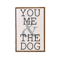 You Me and the Dog Wall Art