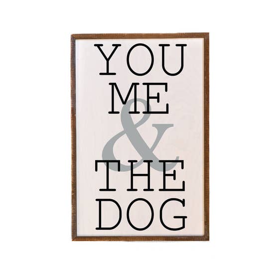 You Me and the Dog Wall Art
