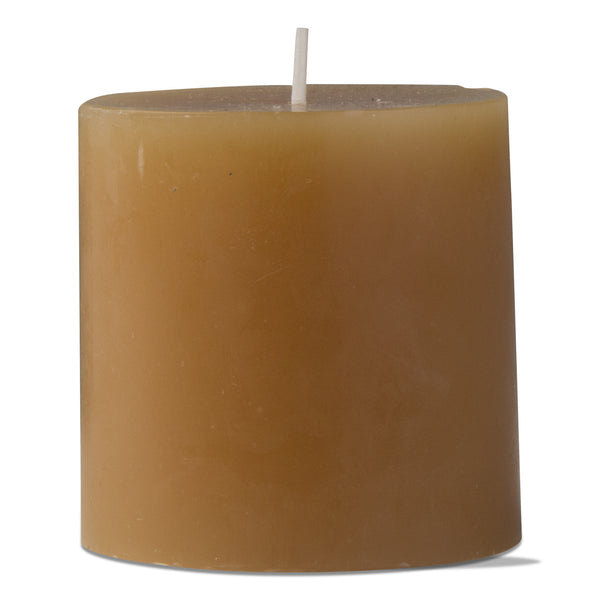 3x3 Pillar Candle Honey