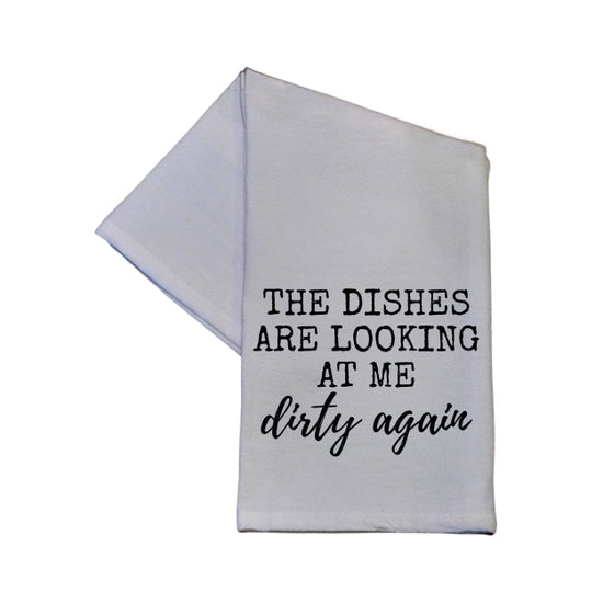 Dishes Are Looking At Me Funny Towel