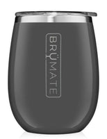 BRUMATE Uncork'd Wine Tumbler Charcoal Gray