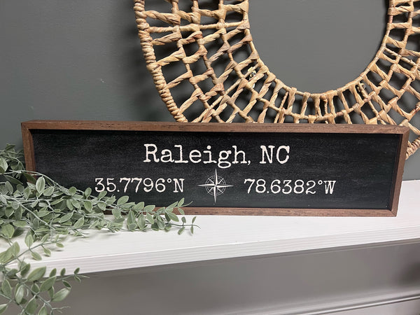 24x6 Raleigh Location Sign