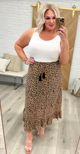 Wild Side Leopard Skirt, S-3XL