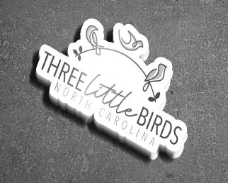 Three Little Birds Sticker