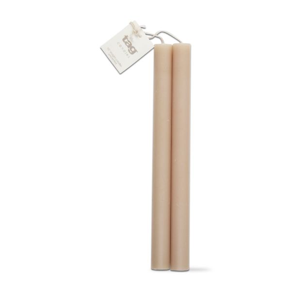 10" Straight Linen Candle
