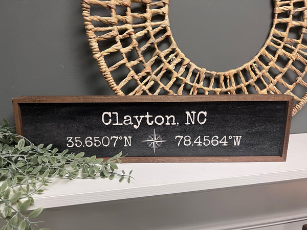 24x6 Clayton Location Sign