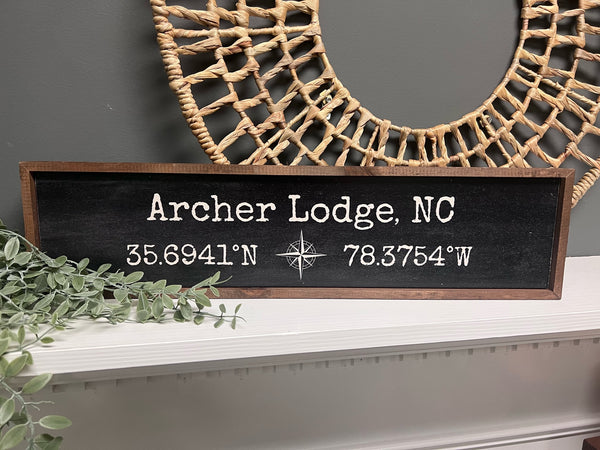 24x6 Archer Lodge Location Sign